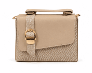 ELDuxe MIU Textured Structured Handbag