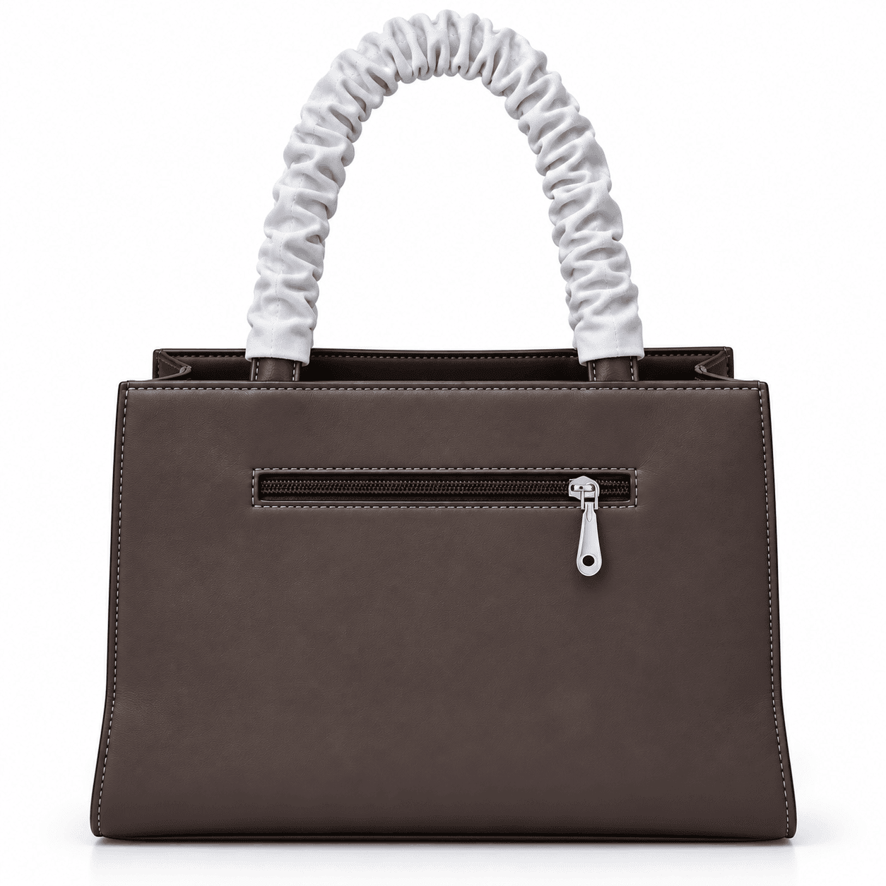ELDuxe Aura Structured Brown Tote Bag